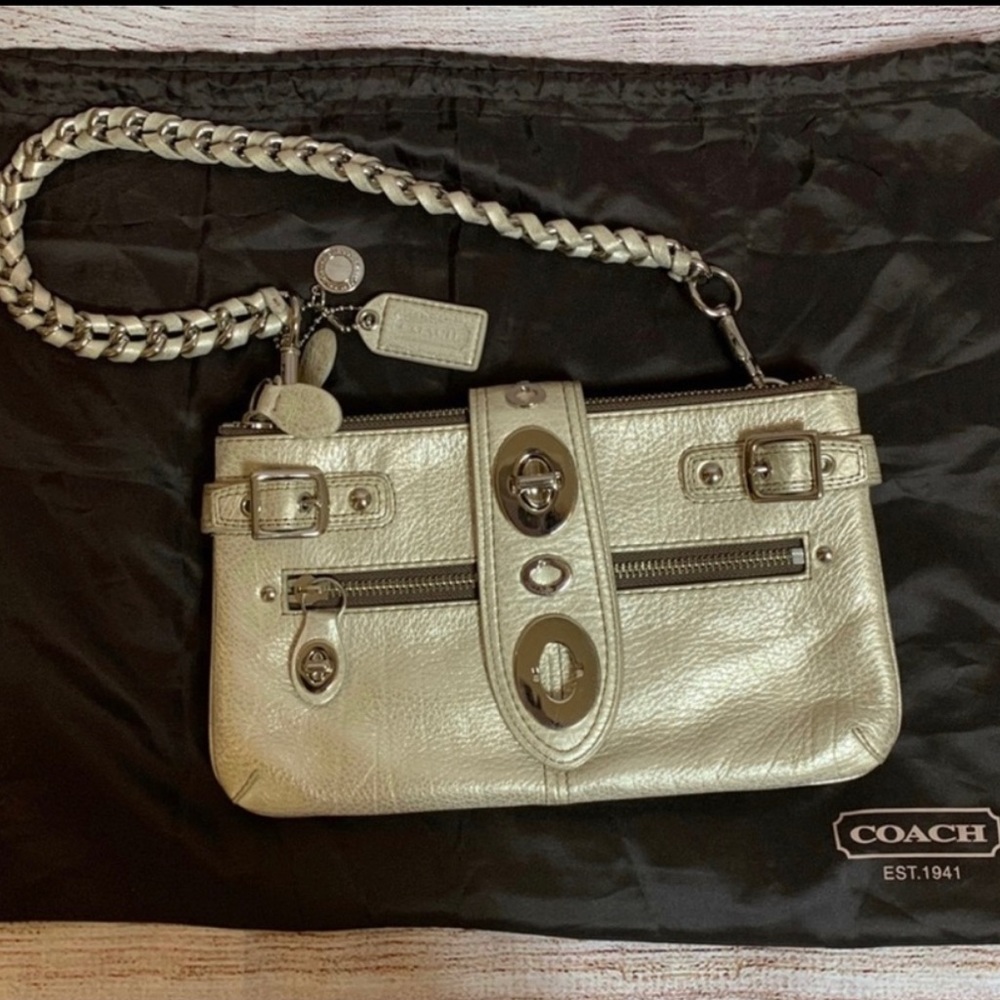 Coach Bridget 65th Anniversary Legacy Leather shoulder handbag CLUTCH - Picture 3 of 9